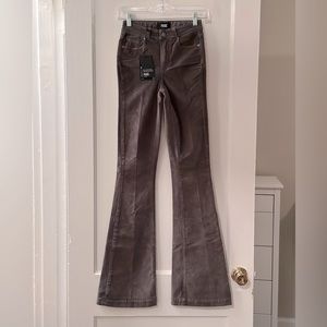 Paige High-Rise Bell Canyon Flare Corduroys New With Tags